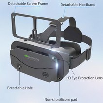 VR 가상현실 3d 가상 현실 게임 안경 헤드셋 4.5-7.0 인치 스마트 폰 용 듀얼 조정 가능한 초점 거리 Vr 드, 한개옵션1, 한개옵션0