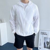 데일트 여름 나일론 남자 후드 바람막이 자켓