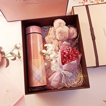 결혼식 답례품 승진 센스있는 개업 잔치 웨딩 고급 회사 선물 결혼 조문 돌잔치, 컵 + 곰 수건 + 꽃다발