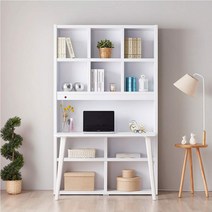 동서가구 착불 피츠 엘 1200 정면책상세트 DF918057, 화이트