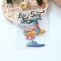 자투리 3D전사지 Life in Surf 상어