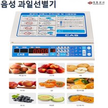 CAS 말하는 과일선별기/영농조합/FS-250/전자저울/60kg(5g)/과일선별기/8종류선별/대형LCD/인기상품 카스/FS250/말하는과일선별기, 상세설명참조(CAS 말하는 과일선별기/영농조합/FS-250/전자저울/60kg(5g)/과일선별기/8종류선별/대형LCD/인기상품)