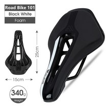 푹신한자전거안장쿠션커브 실외 실내용자전거 안장WEST BIKING-MTB 산악 로드 자전거 PU 가죽 젤 충전 쿠션, 18 Roab Bike 101 BKWT