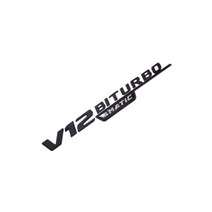 벤츠 BENZ 엠블럼 레터링 2017년형 바이터보 V8 V12 4MATIC, V12 BITURBO 4MATIC(블랙 R)