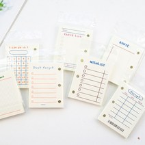 3공 12종 바인더 다이어리 포카 다꾸 A7 포토카드 다이어리꾸미기 속지 내지, 가계부