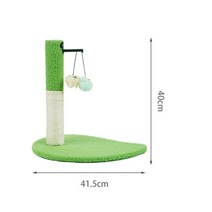 고양이 긁는 스탠드 포스트 고양이 스크래치 폴 with sisal rope hang ball anti-tip base 튼튼한 스크래처 폴 타워 동물, 유형 3