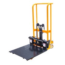 경량 스태커 핸드 리프트 지게차 소형 상하차 작업 카, 범용 카고 포크 400kg 1.2m