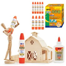 [아모스 공식몰] 아모스 접착제 - 다용도 만능목공풀 택1, 1 만능목공풀 36g