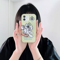펫드라이룸 쾌속건조 귀여운 영어 편지 고양이 브래킷 웨이브 빵 소프트 전화 케이스 폰 12 11 13 프로 XR, 03 C_06 for iphone 11pro MAX