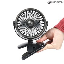 애니리모 집게선풍기 휴대용 미니선풍기 (유무선가능) 스탠드/집게형
