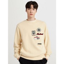 이랜드 [지프]JM4TSU847 지프 와펜 스티치 장식 맨투맨 BE_중계점