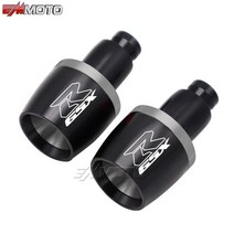 바이크 오토바이 튜닝 바이크 외장 부품 오토바이 7/8 "22mm CNC 알루미늄 핸들 바 그립 바 엔드 스즈, 03 다크 그레이