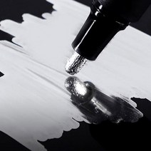 미러 크롬 마커펜 페인트 광택 도색 피규어 도장펜, 3.0mm
