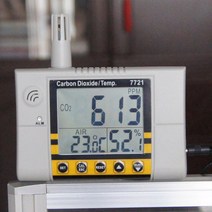 이산화탄소측정기 CO2측정기 이산화탄소농도 AZ7721 가스 분석기 실내 공기 품질 테스터 미터 Wallmount CO2 및 온도 모니터 벽 이산화탄소 검출기