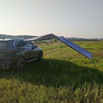 차박용 타프 풀타프 스노우라인타프 텐트 비와 태양 천막 사이드 퍼 골라 야외 캠핑 카 리어 텐트 사이드 텐트 캐노피, e74-어드밴스드 그레이(대)(설치 액세서리 포함