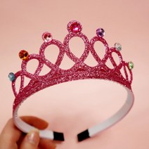 유아 아기 아동 왕관 큐빅 머리띠 생일 헤어밴드 어린이집 공주 헤어밴드 유치원행사 답례품