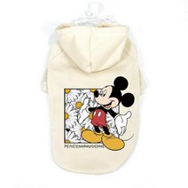 디즈니 귀여운 애완견 개 후드 Drawstring 옷 미키 겨울 따뜻한 강아지 작은 중형 스웨터 French Chihuahua Perro, [01] XS, [05] 5