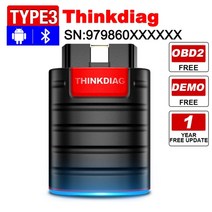OBD2 스캐너 고장진단 차량용 진단기 thinkcar thinkdiag v1.23.004 전체 시스템 소프트웨어 obd2 진단 도구 16 재설정 서비스 ecu 코딩 107, 협력사, 생각하다