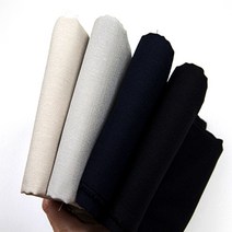 퀼트가게폴리 스판 카치온 바지 의류 홈패션 4종 천 원단, 블랙