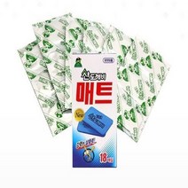 전자모기향 전기 모기약 훈증기 리필 매트 18p, 상세설명참조