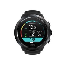 Suunto D5 손목 다이브 컴퓨터 USB 케이블 포함 화이트, Black