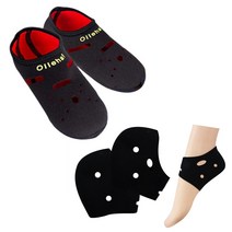 겨울철 수족냉증 뒷꿈치 각질패드 보온 발열덧신