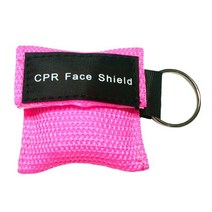 생존키트 Resuscitator Face Shield 응급 처치 구조 훈련 용품 건강 관리 도구 용 휴대용 CPR 마스크 Outdo, 08 pink