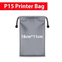 라벨프린터 휴대용프린터 NiimbotD11 D110 라벨러 휴대용 미니 감열 라벨 메이커 P15 무선 블루투스 DIY, 3.P15 Printer Bag, 1개