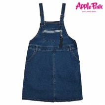 애플핑크 포켓 멜빵 원피스 APC0O504GSX