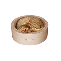 캣하우스 37cm 다둥이 반려묘 스크래쳐 휴식 침대 냥이스크레쳐 애묘집 골판지스크레쳐