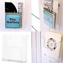 리시안제이 카달로그꽂이 A5 투명 카다로그거치대 리플렛거치대