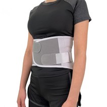 닥터케어 이중 고탄력 허리보호대 그레이 DK365-1000