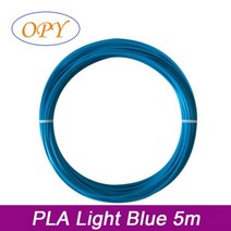 3D 펜 필라멘트 5M Pla 리필 플라스틱 프린터 대리석 실크 목재 온도 색상 변경 글로우 매트 화이트 블랙, PLA Light Blue 5m_31