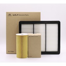 올뉴 K7/K7프리미어 오일필터(26320 3CAA0) + 에어필터(28113 F6200) 세트(3.0LPI), [26320-3CAA0][28113-F6200]