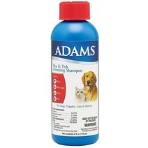 Adams 벼룩 및 진드기 컨트롤 클렌징 샴푸 고양이 강아지용 5735166794