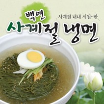 지리산 연냉면 연잎냉면 물냉면 10인분 육수포함, 10인분(육수포함)
