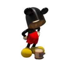 미키 캔들워머 고퀄리티 인테리어 스탠드 램프 무드등 디퓨저 / 무극라이트조절, 미키마우스