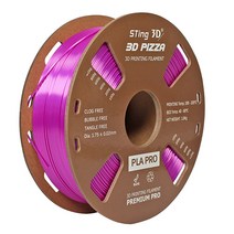 STING3D 실크 PLA 필라멘트 1Kg 1.75mm, 실크 듀얼 컬러 PLA 필라멘트, 실크 블루-로즈