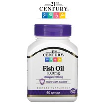 21세기센트리 피쉬 오일 1000mg 오메가3 300mg 소프트젤 60정 Fish Oil