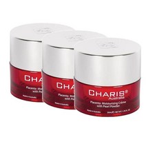 호주 차리스 플라센타 모이스춰 펄파우더 크림 레드 50g 3팩 Charis Placenta Moisturising Cream