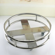 이동식 육수통 국통 받침대 바퀴형 업소용 급식 원형, L 스켈레톤 직경 82cm