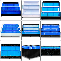 대형 수족관 업소용 수산시장 큰 어항 해수어