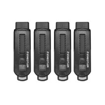 스테들러 슬라이딩 지우개 블랙&화이트 4p, 4개, 블랙