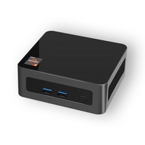 미니컴퓨터 PC 노트북 미니 데스크탑 컴퓨터 윈도우 11 32GB RAM 1TB SSD A, 2.Black - 32G 1TB - EU