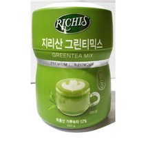 [더착한푸드]지리산그린티믹스(리치스 파우더 550g) 식자재마트 대용량 업소용 자판기용국산차 선식용라떼 내몸에좋은차