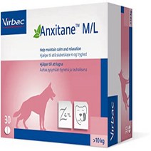 Virbac Anxitane Tablets Medium/Large Dog 100 mg 30 Count null, 1, 22.1lbs and up