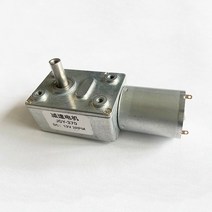 저속모터 JGY370 DC 6V 12V 고 토크 감속기 금속 웜 기어 박스 모터 가역 2RPM ~, 06 30rpm_01 6V