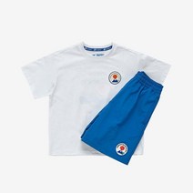 [국내매장] 뉴발란스 AIR BALLOON 일러스트 반팔티 세트 NK9YD2402U 화이트