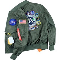 NASA 자수 탑건 항공점퍼 코디 미군 파일럿 ma1 해군 네이비 조종사 자켓 우주비행사 블루종