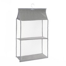 심플 걸이식 2칸 가방정리대 2p 행거가방정리